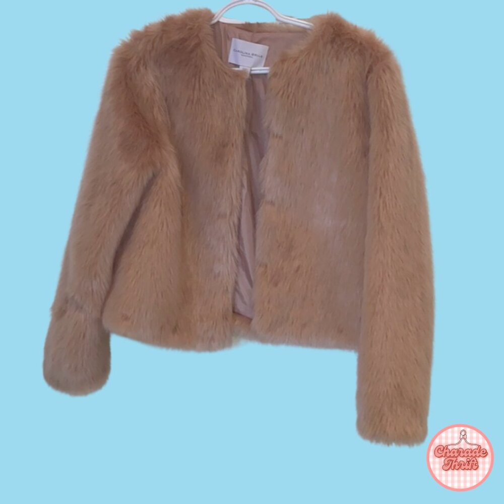 Pink Faux Fur Jacket